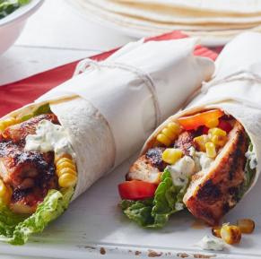 Chicken and Corn Wraps
